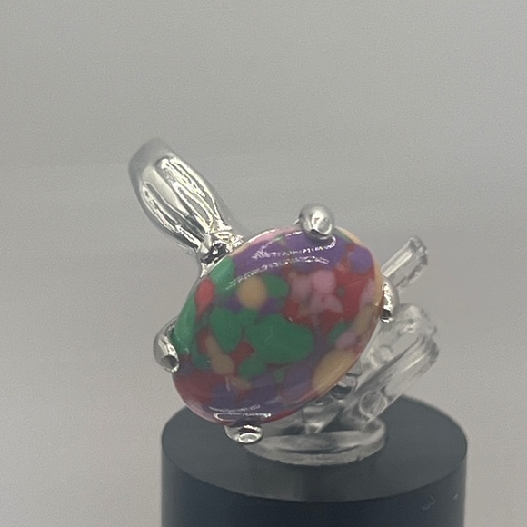 Brand New Ocean Jasper Silver Ring - Picture 1 of 16